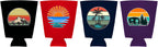 Retro Outdoor Designs Pint Glass Coolie 4 Pack