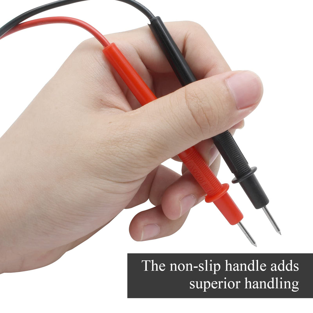 BokWin 2pairs Long Banana Plug Multimeter Probe Test Lead Cable