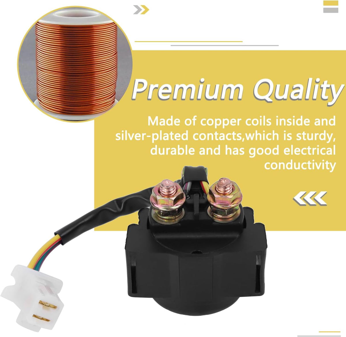 Starter Solenoid Relay Compatible with Honda TRX300 Fourtrax 300