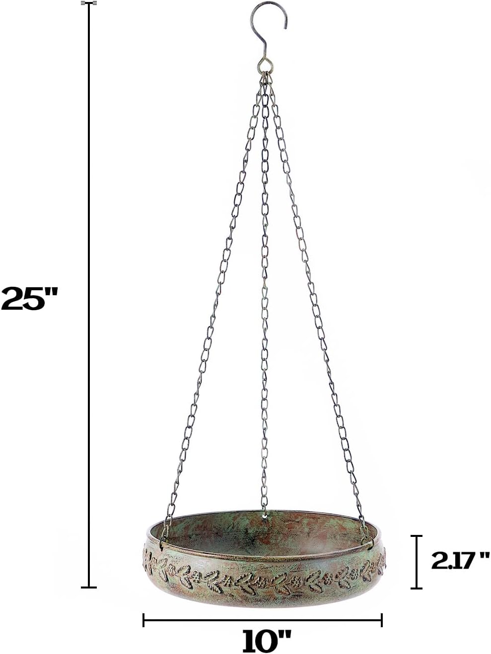 Hanging Bird Baths for Outdoors, Outdoor Bird Bath, Metal Bird Feeder
