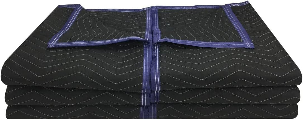 6 Performance Moving Blankets 55# per Dozen Professional Quality, Padded Moving Blankets, Furniture Pads