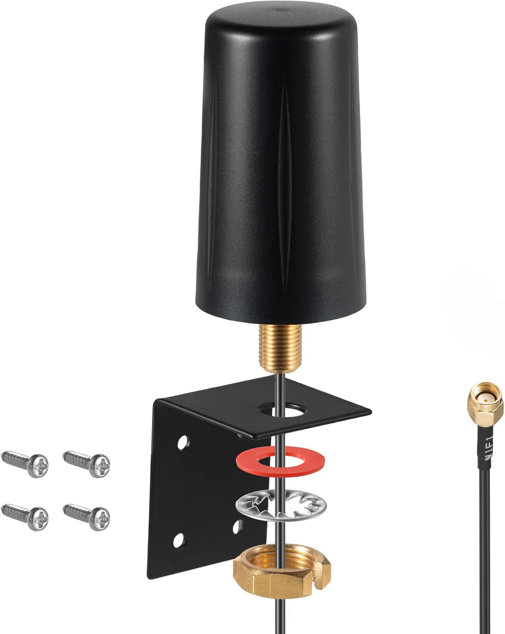 Outdoor 7dBi Dual Band 2.4GHz 5GHz 5.8GHz Long Range WiFi Booster Antenna for WiFi Router Hotspot Network Devices PC
