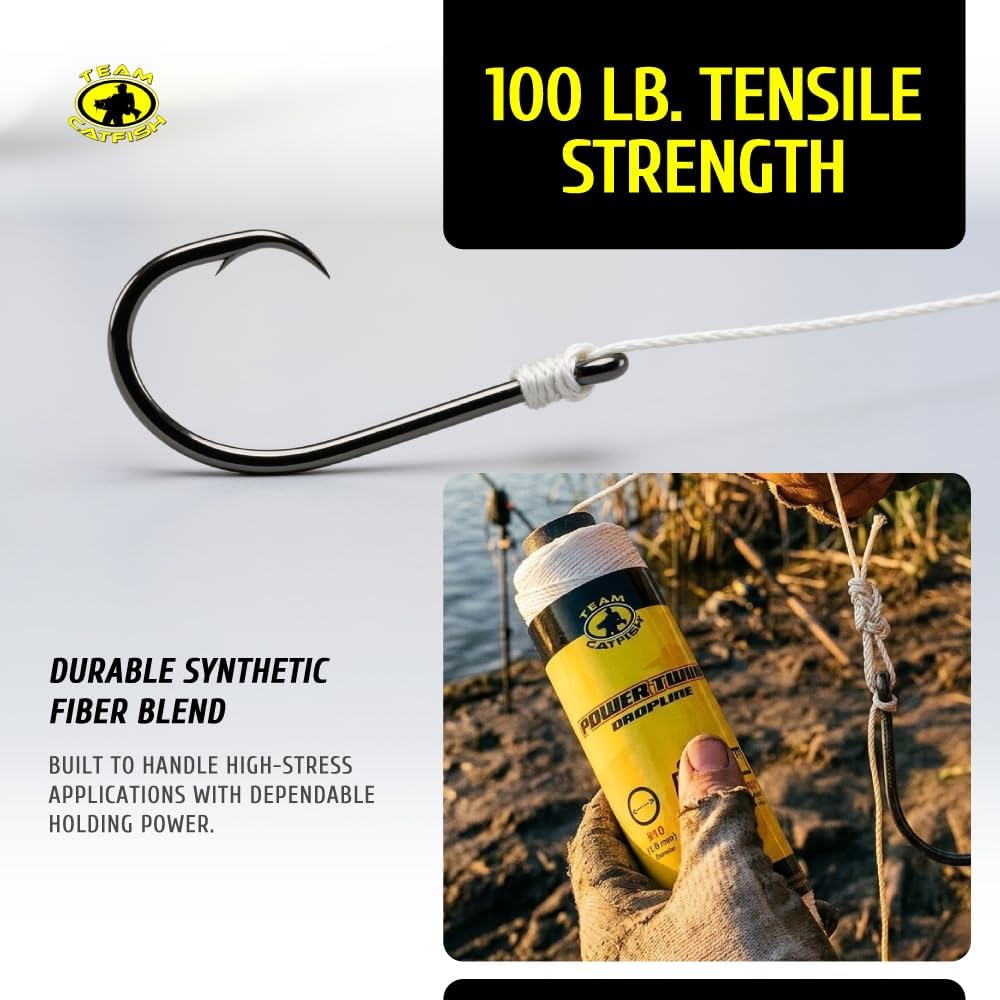 Power Twine with 100% Nylon & 300 ft Heavy-Duty Line - Green
