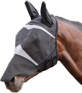 FlyGuard Pro Fine Mesh Fly Mask with UV Protection Jet/Ears and Nose/Full