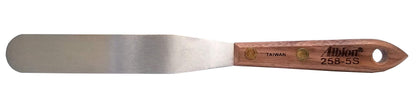 Engineering Company 258-5S Classic Spatula, Stainless Steel, Hardwood Handle, 7/8" Wide Tip x 5" Long Blade