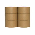 3" x 450 Feet Reinforced Water Activated Gummed Kraft Paper Tape (6-Pack, 2700FT Total) for Heavy Duty Secure Packing