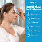 Small Ice Packs for Injuries Reusable with Cloth Backing, 6 Packs