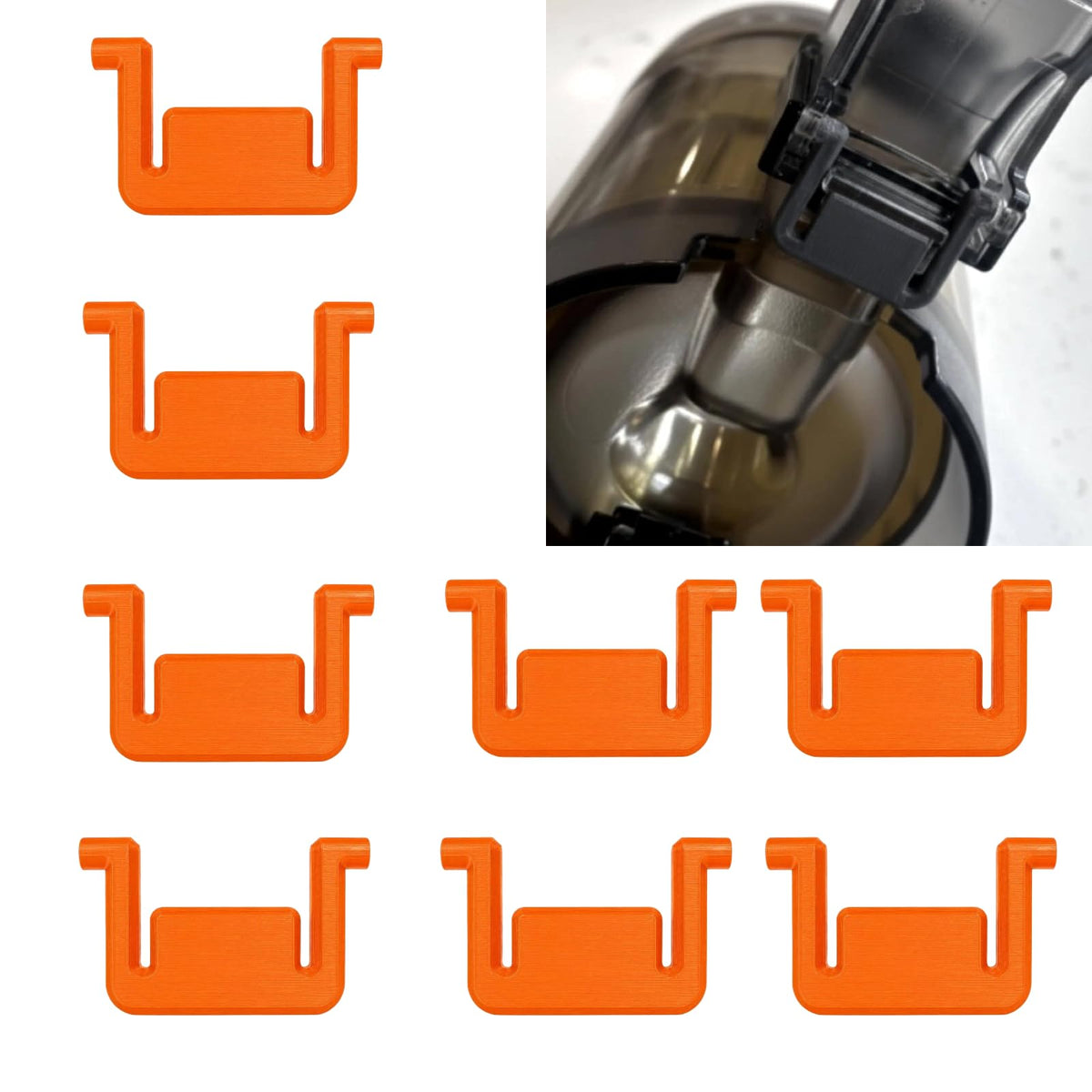 8pcs Juice Outlet Latch Replacement Compatible With Hurom H400 Juicer