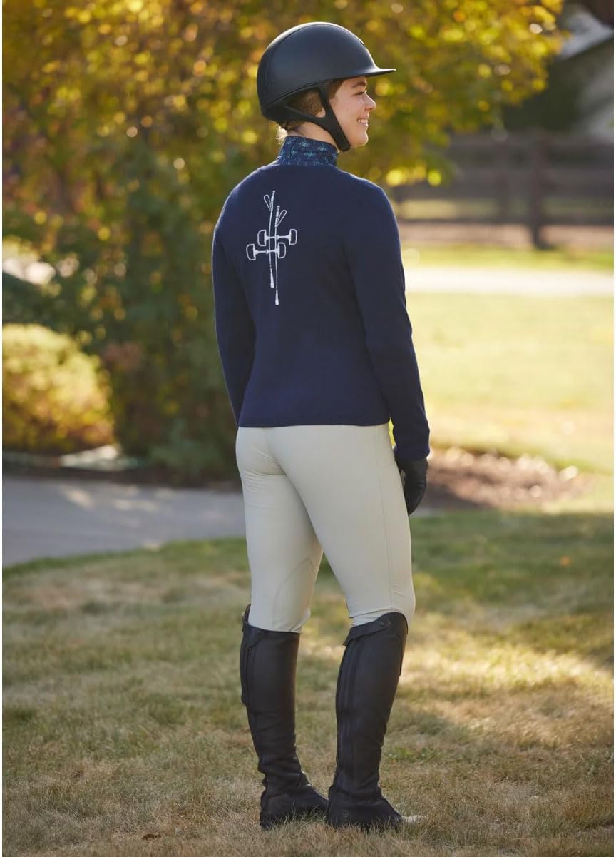 Women's Crossover II Knee Patch Riding Breeches – Lightweight, Durable, Year Round Horse Riding Pants with Pockets