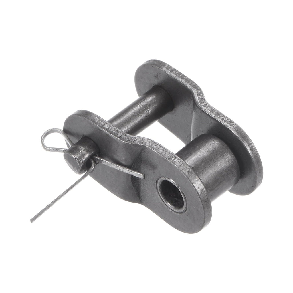 uxcell 6Pcs #40 Chain Offset Half Link Roller, 1/2" Pitch Carbon Steel, Standard Chain End Connector Split Links for 08A Chain