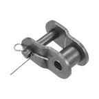 uxcell 6Pcs #40 Chain Offset Half Link Roller, 1/2" Pitch Carbon Steel, Standard Chain End Connector Split Links for 08A Chain