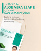 Aloe Collagen Soothing Sheet Mask, Hydrating & Cooling, 10 Pack