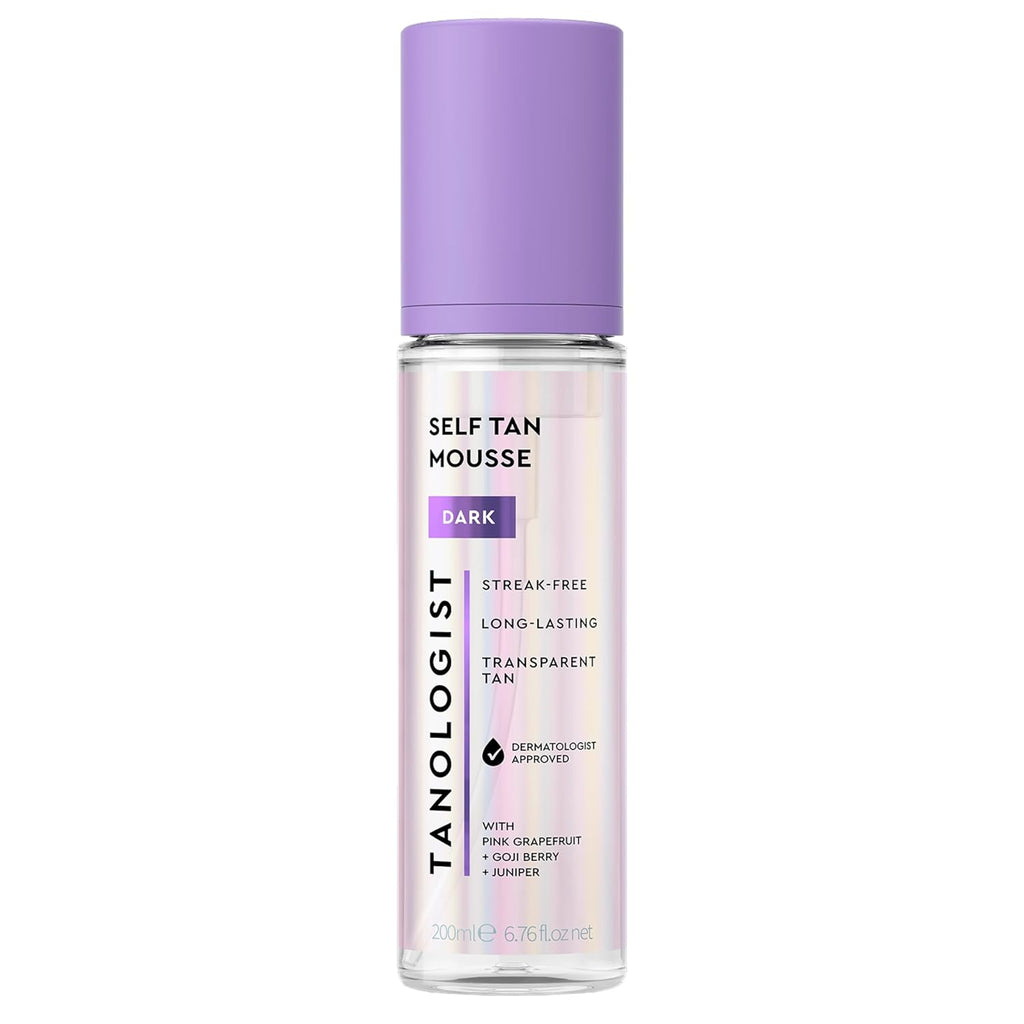 Self Tanner Mousse, Dark Self Tan Mousse, 6.76 Fl Oz | Self tanner for summer, quick-dry mousse, express tan, zero