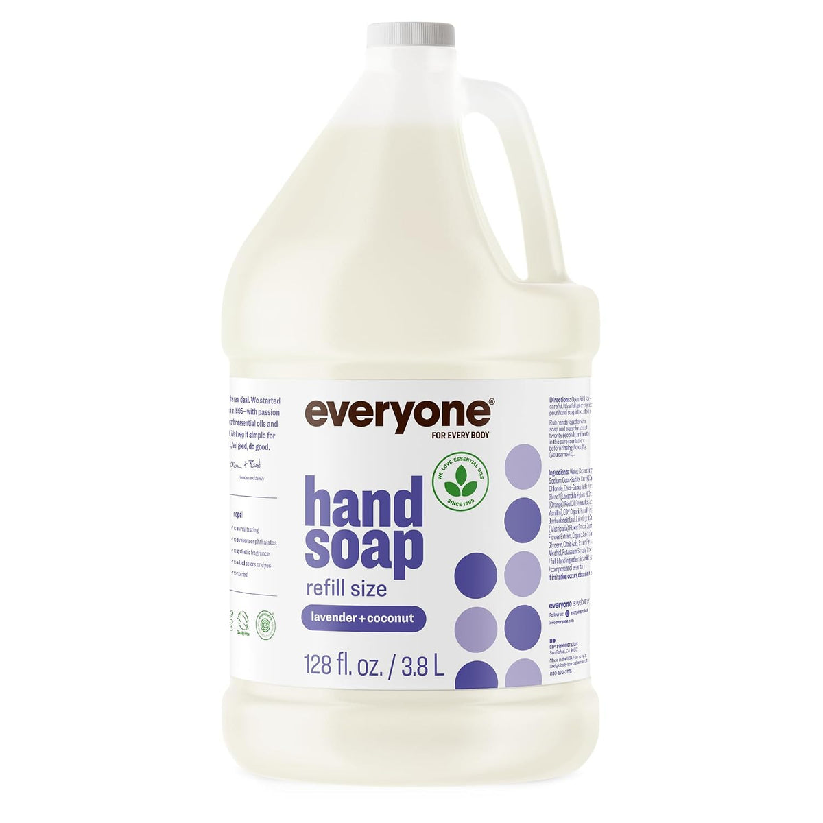 Everyone Liquid Hand Soap Refill, Lavender Coconut, 1 Gallon