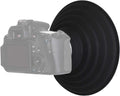 Camera Lens Hood, Collapsible Reversible Filter Thread Rubber Digital Lens Hood DSLR Lens Cap Shade