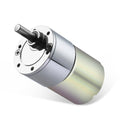 DC 12V 120RPM Gear Motor High Torque Electric Micro Speed Reduction Geared Motor Eccentric Output Shaft 37mm Diameter Gearbox