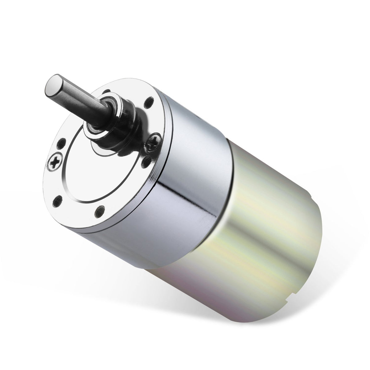 DC 12V 120RPM Gear Motor High Torque Electric Micro Speed Reduction Geared Motor Eccentric Output Shaft 37mm Diameter Gearbox