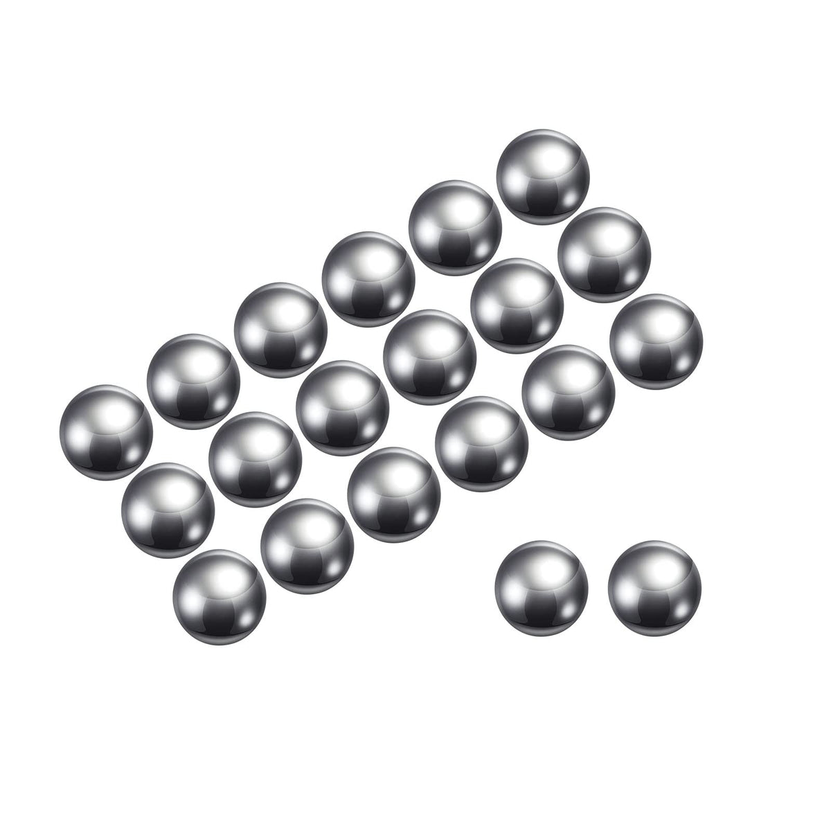 Kozelo 20pcs Precision Balls - [10mm] 304 Stainless Steel for Bearings Use, Solid