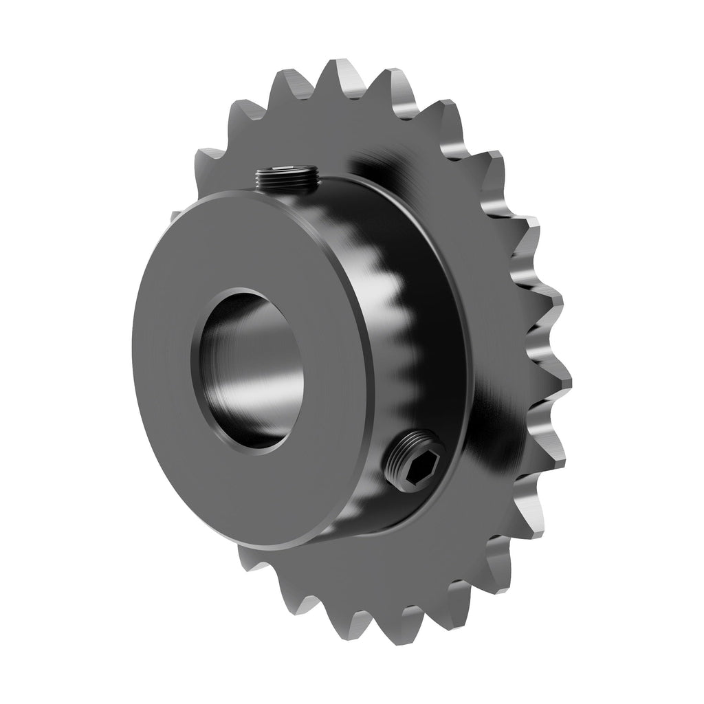 FOCMKEAS 20 Tooth Roller Chain Sprocket, 25 Chain, 8mm Bore