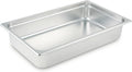 Anti-Jamming Steam Pan, Full-Size x 4-Inch,Stainless Steel,Medium