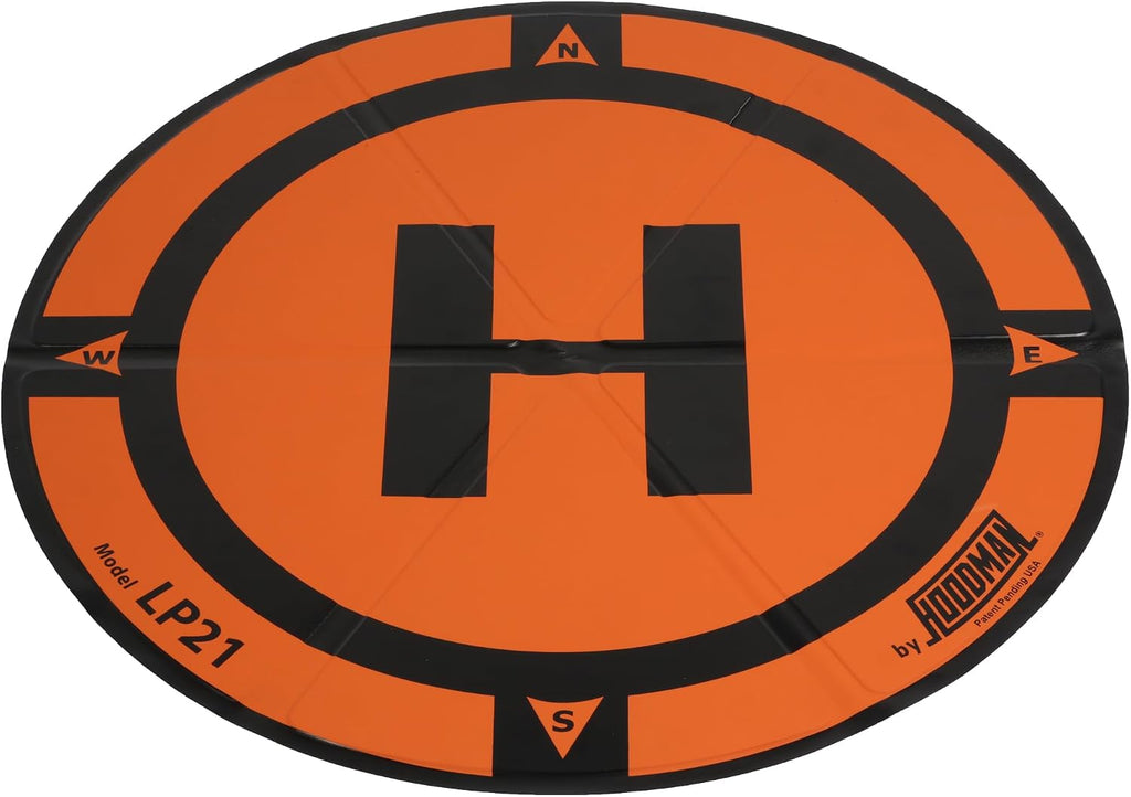 Weighted Trifold UAV Drone Landing Pad LP21 fits Mini 4 Pro, mini 3 pro, mavic and spark. Durable, No Stakes