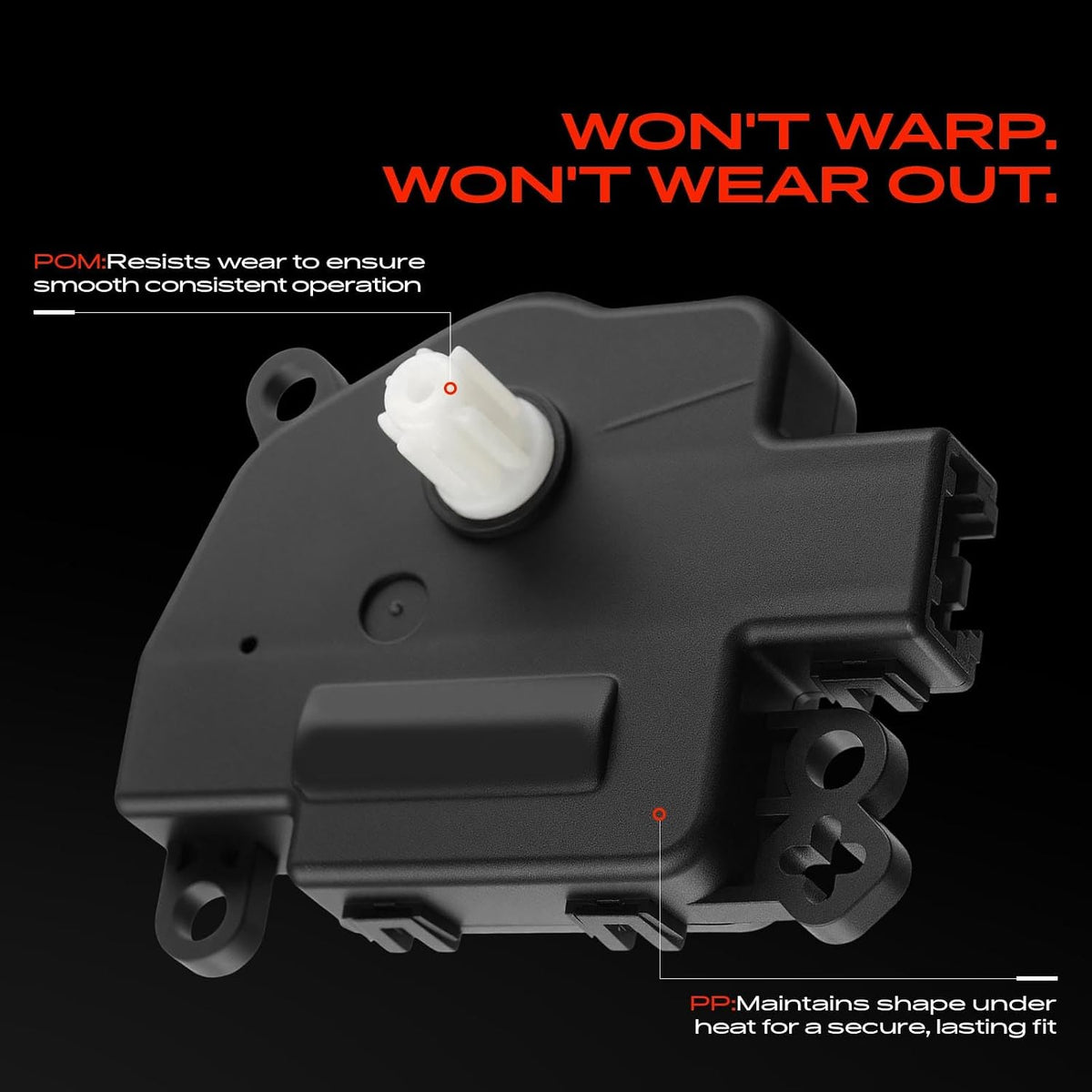 A-Premium HVAC Heater Blend Door Actuator, Replace# 8L8Z19E616C