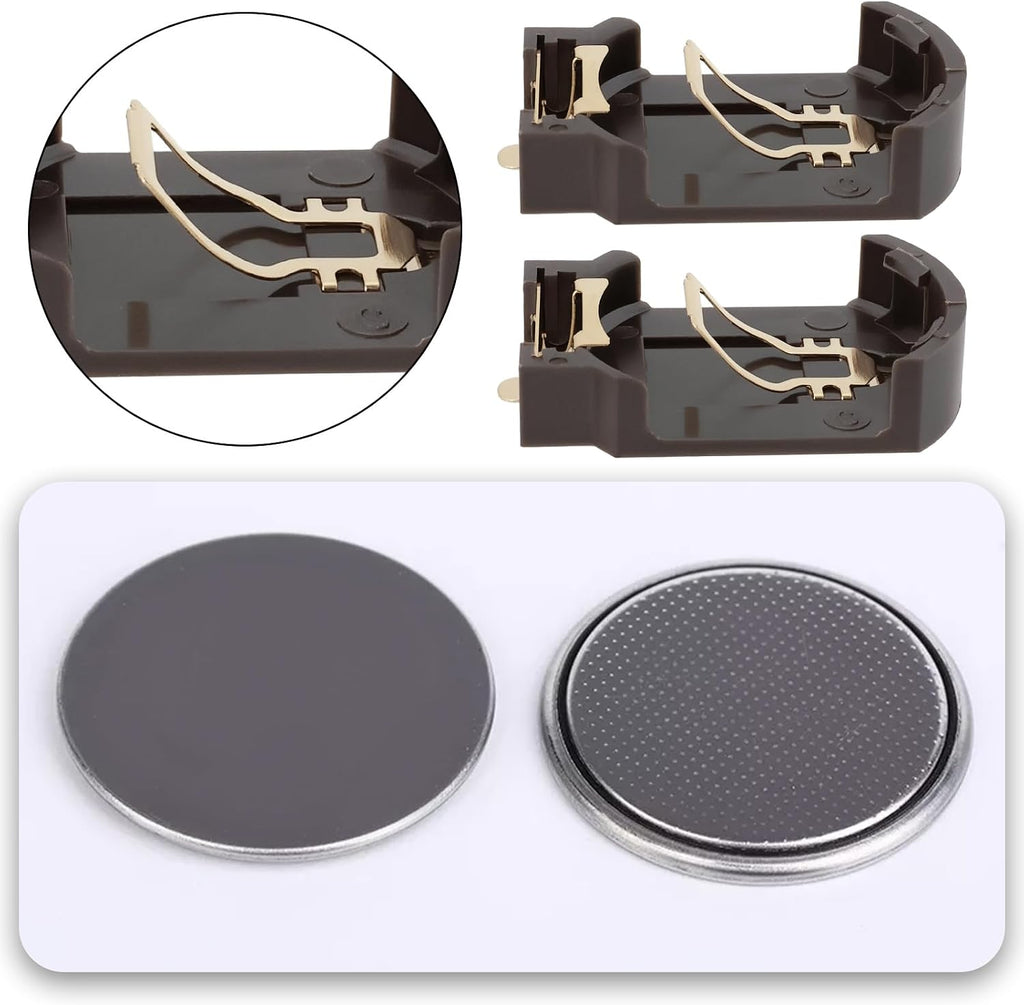 5pcs Button Cell Holder Battery Holder Button Battery Holder for CR2032 CR2025 3V Coin Cell Battery Socket Holder
