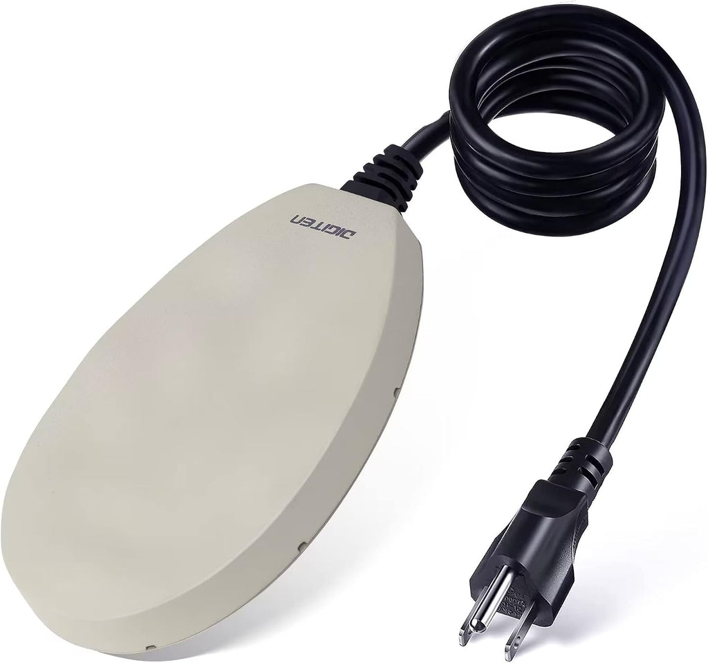 60W Bird Bath Heater, Waterproof Birdbath Deicer for Outdoors, Keep Chicken Waterers from Freezing, Fit in All Kind