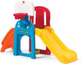 Game Time Sports Climber, Kids Indoor/Outdoor Playset, Backyard Playground Set, Slide, Climbing Wall, Basketball