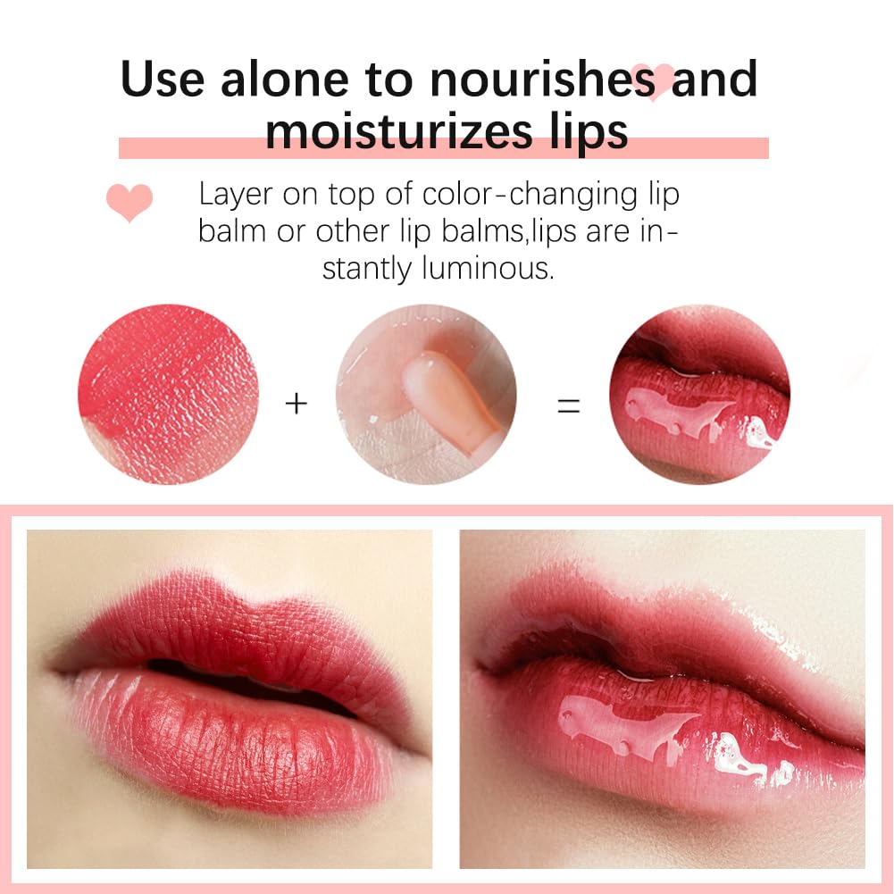Hydrating Lip Glow Oil, Moisturizing Lip Glow Oil, Lip Plumper Gloss, Transparent Lip Gloss, Lip Oil, Plumping Lip