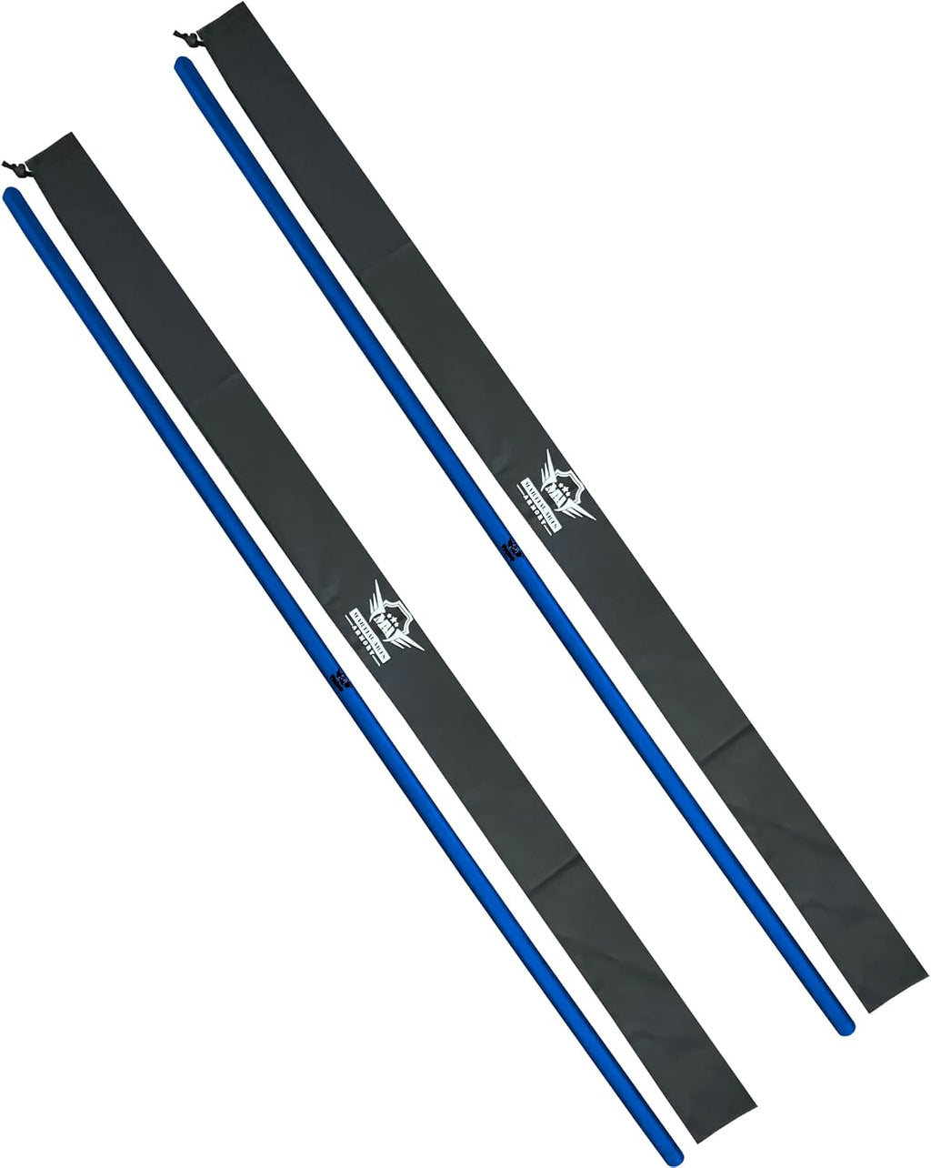 Foam Padded Bo Staff with Carry Bags, Training and Practice Set, 2-Pack