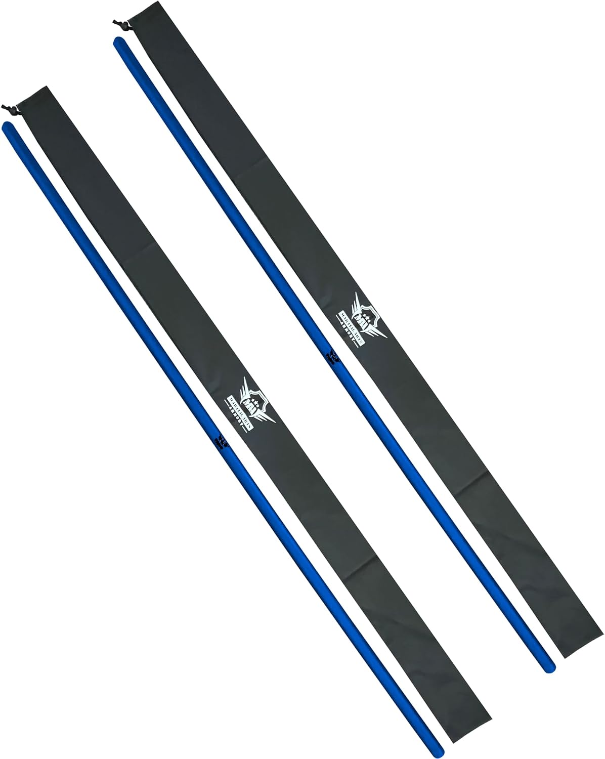 Foam Padded Bo Staff with Carry Bags, Training and Practice Set, 2-Pack