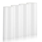 12 in x 60 ft Clear Bubble Cushioning Wrap, 4Roll Protective Bubble Packing Roll for Moving, Shipping, and Fragile Items