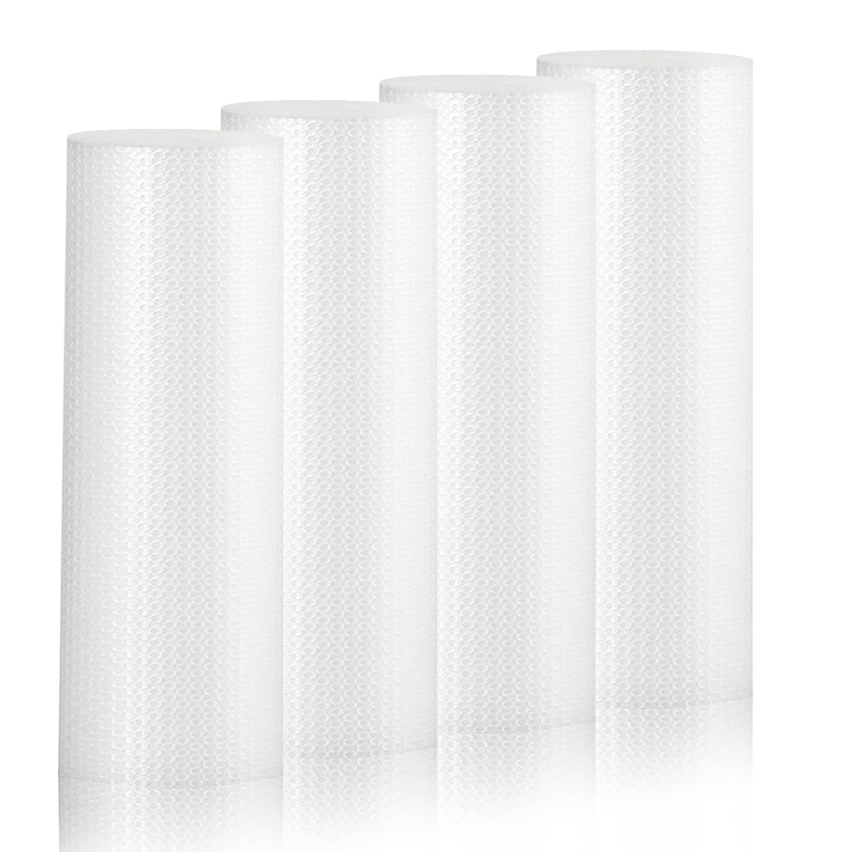 12 in x 60 ft Clear Bubble Cushioning Wrap, 4Roll Protective Bubble Packing Roll for Moving, Shipping, and Fragile Items