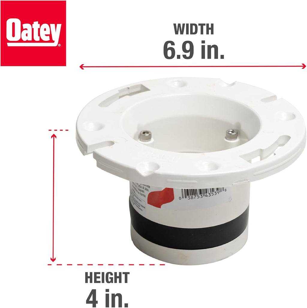 Oatey 43539 4 in. Cast Iron Closet Flange Replacement
