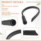 JAMHER 25" Flexible Vacuum Crevice Attachment Tool Vacuum Hoses Kit