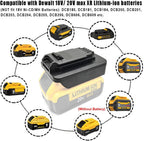 Adapter for Dewalt 20V Battery to Black+Decker/Porter Cable Cordless Tool