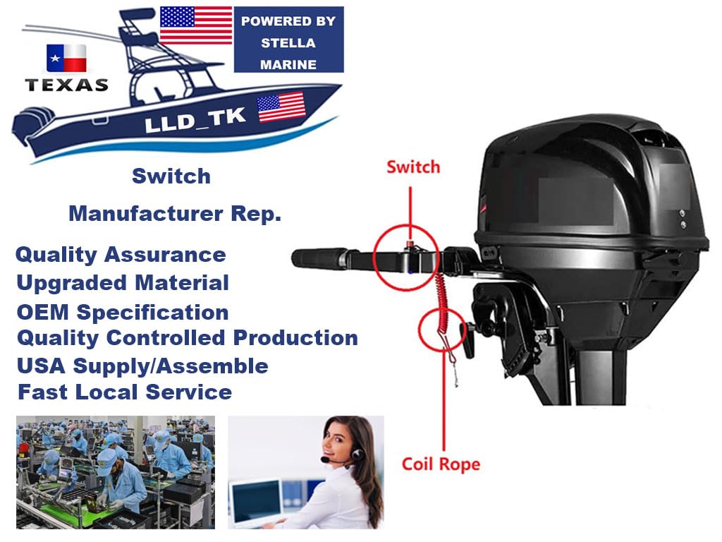 Safety Stop Kill Switch Tether Lanyard for Yamaha Outboard 6-85HP