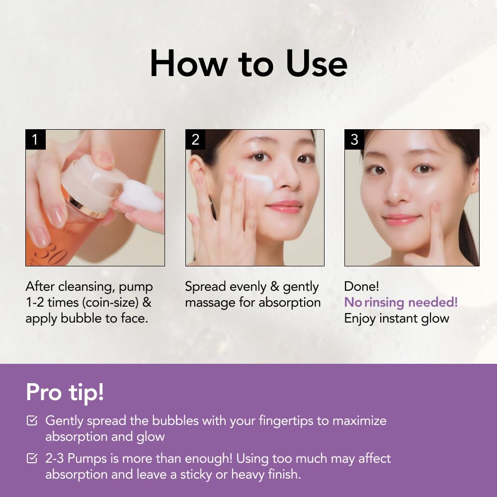 30 Seconds Bubble Mask REPAIR, EGF Liposome Face Mask, 2.36 fl oz