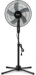 16" Oscillating Pedestal Fan for Bedroom, 3 Speed Standing Fan, Max 1350 CFM, 18ft/s Airflow, 90° Horizontal
