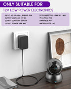 12V 2A 24W Power Supply, AC/DC LED Adapter, Class 2, UL, 2 Pack