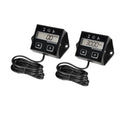 2 Pieces Runleader Digital Timer Tachometer Maintenance Reminder