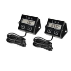2 Pieces Runleader Digital Timer Tachometer Maintenance Reminder