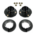 TRQ Front Upper Shock Strut Mount Kit Plats Spring Seat Pair Set