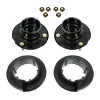 TRQ Front Upper Shock Strut Mount Kit Plats Spring Seat Pair Set