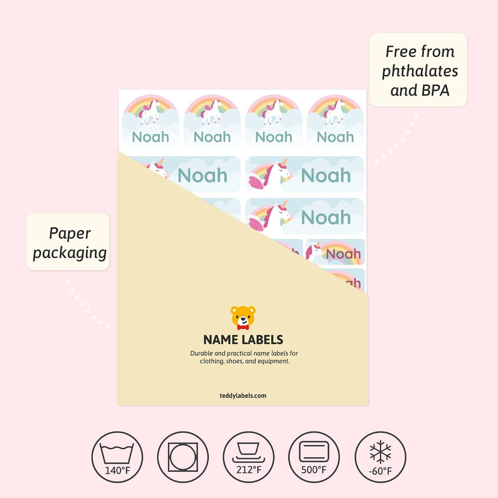 Personalized Daycare Name Labels (84) – Daycare Labels & Name Stickers for Kids – Labels for Kids Stuff Daycare –