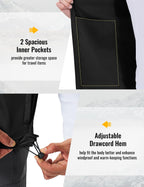 Men's Lightweight Softshell Golf Outdoor Vest Outerwear Black M