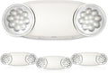 FREELICHT 4 Pack Emergency Lights for Business, Round Heads, 90min Battery