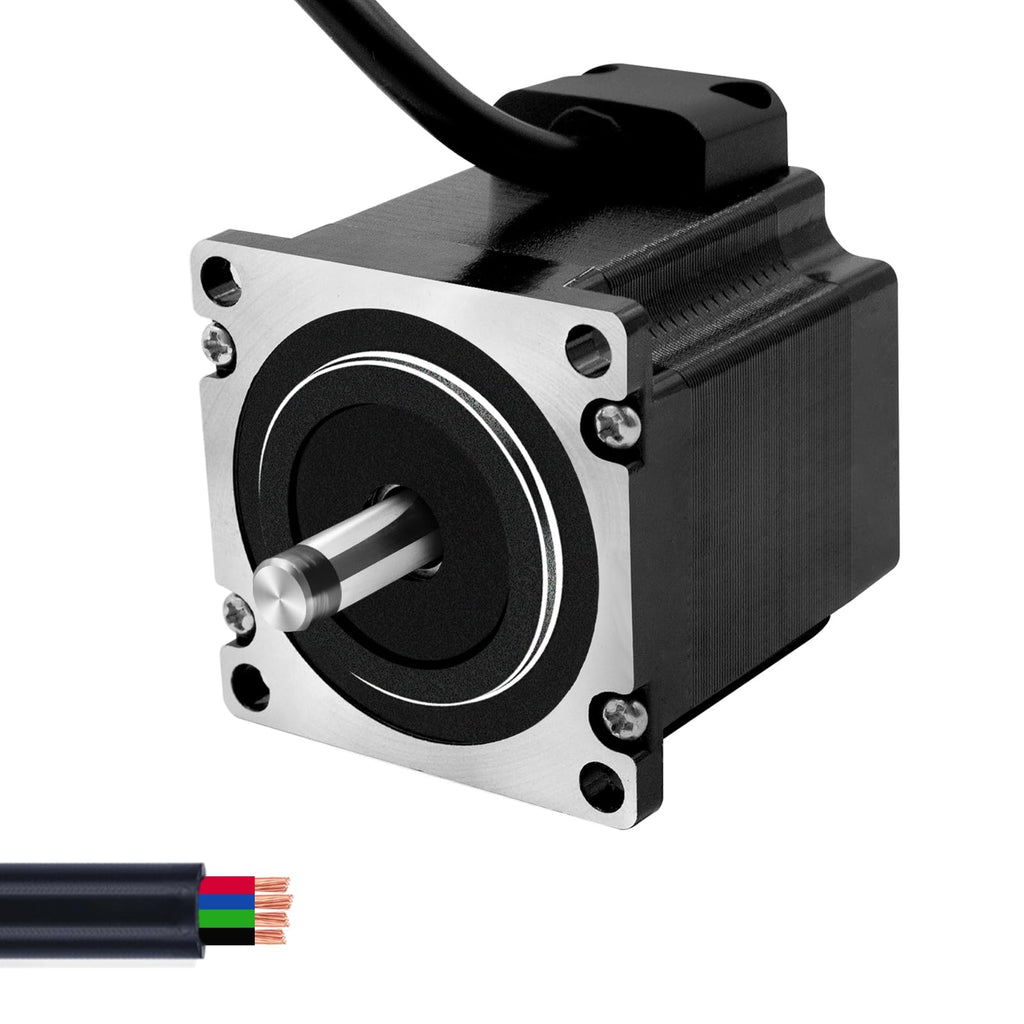 iMetrx Nema 23 1PCS Stepper Motor 56mm 1.26N.m 2.475V 4.0A Holding Torque 2-Phase 4-Wire 1.8 Deg for CNC Mill Kit or 3D Printer