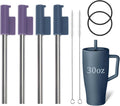 Straw Kit fit Brumate Era 30 oz (4 Replacement Straws & 2 Gaskets)